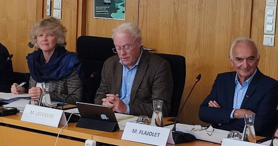 De gauche à droite : Isabelle Matykowski, Jérôme Lefebvre et André Flajolet